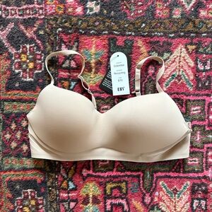 NWT EBY ALL day balconette bra Nude size large